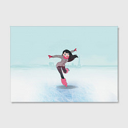 Холст прямоугольный Фигурное катание, цвет: 3D-принт — фото 2