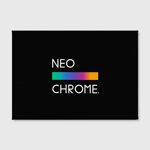 Картина прямоугольная NEO CHROME / 3D-принт – фото 2