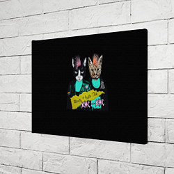 Холст прямоугольный Кис-Кис, цвет: 3D-принт — фото 2