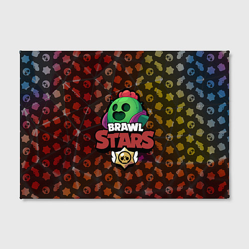 Картина прямоугольная BRAWL STARS:SPIKE / 3D-принт – фото 2