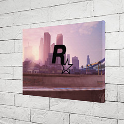 Холст прямоугольный ROCKSTAR, цвет: 3D-принт — фото 2