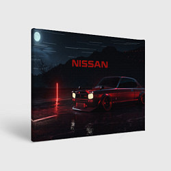 Холст прямоугольный NISSAN, цвет: 3D-принт