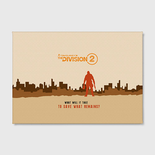 Картина прямоугольная Tom Clancy's The Division 2 / 3D-принт – фото 2