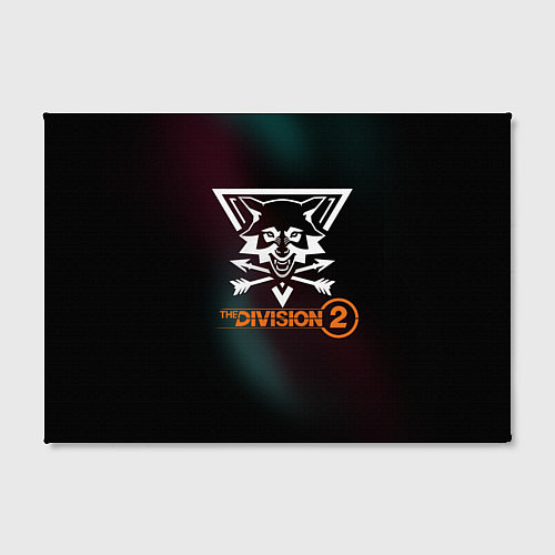 Картина прямоугольная The Division 2 Logo / 3D-принт – фото 2
