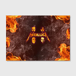 Холст прямоугольный Metallica, цвет: 3D-принт — фото 2