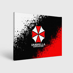 Холст прямоугольный RESIDENT EVIL UMBRELLA, цвет: 3D-принт