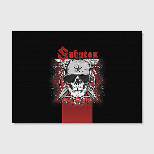 Картина прямоугольная Sabaton Army Skull / 3D-принт – фото 2