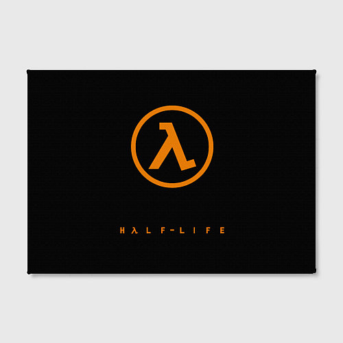 Картина прямоугольная Half-life orange logo / 3D-принт – фото 2