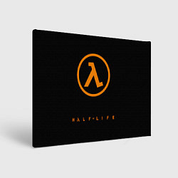 Картина прямоугольная Half-life orange logo