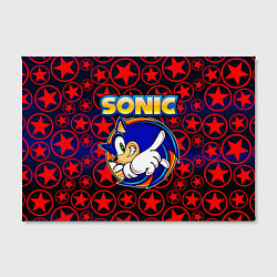 Холст прямоугольный Sonic, цвет: 3D-принт — фото 2