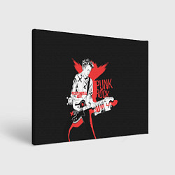 Холст прямоугольный Punk-rock, цвет: 3D-принт