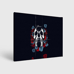 Холст прямоугольный Deftones Rose, цвет: 3D-принт