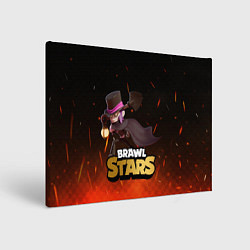 Холст прямоугольный Brawl stars Mortis Мортис, цвет: 3D-принт