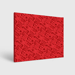 Холст прямоугольный Deftones, цвет: 3D-принт