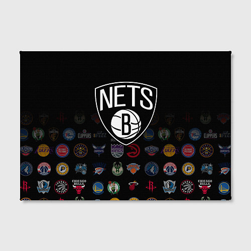 Картина прямоугольная Brooklyn Nets 1 / 3D-принт – фото 2