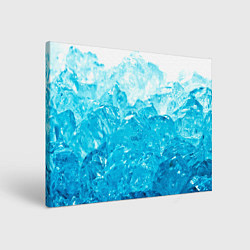 Холст прямоугольный Лёд, цвет: 3D-принт