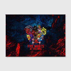 Холст прямоугольный Five Nights At Freddys, цвет: 3D-принт — фото 2
