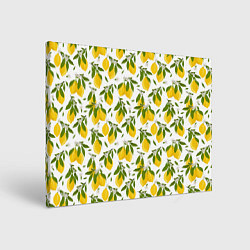 Холст прямоугольный Лимоны, цвет: 3D-принт