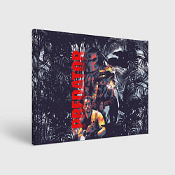 Холст прямоугольный Predator - jungle texture, цвет: 3D-принт