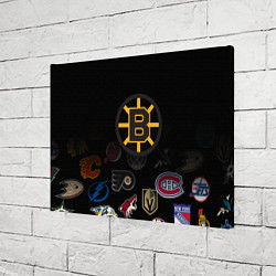 Холст прямоугольный NHL Boston Bruins Z, цвет: 3D-принт — фото 2