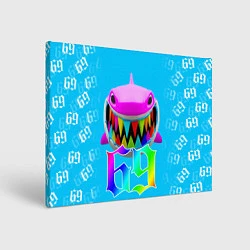 Холст прямоугольный 6IX9INE, цвет: 3D-принт