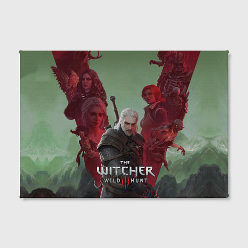 Картина прямоугольная The Witcher 5-летие / 3D-принт – фото 2