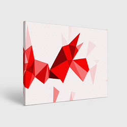 Холст прямоугольный GEOMETRY RED, цвет: 3D-принт