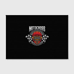 Холст прямоугольный Motocross Champion Z, цвет: 3D-принт — фото 2