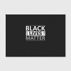 Холст прямоугольный Black lives matter Z, цвет: 3D-принт — фото 2