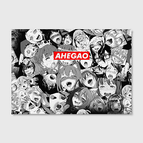 Картина прямоугольная AHEGAO АХЕГАО / 3D-принт – фото 2