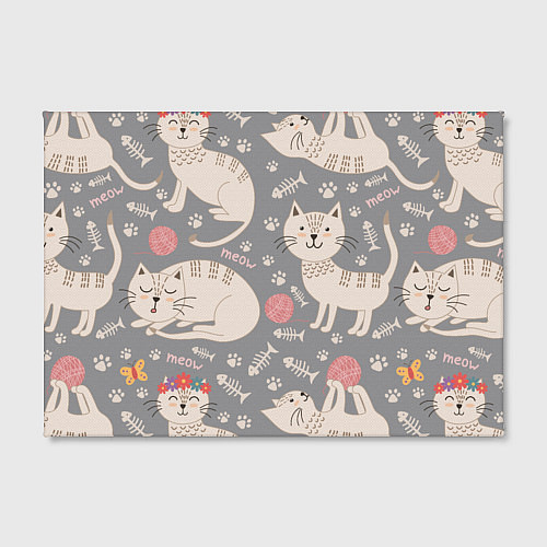 Картина прямоугольная Милые кошечки / 3D-принт – фото 2