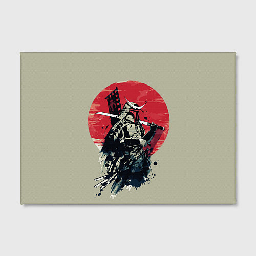 Картина прямоугольная Samurai man / 3D-принт – фото 2