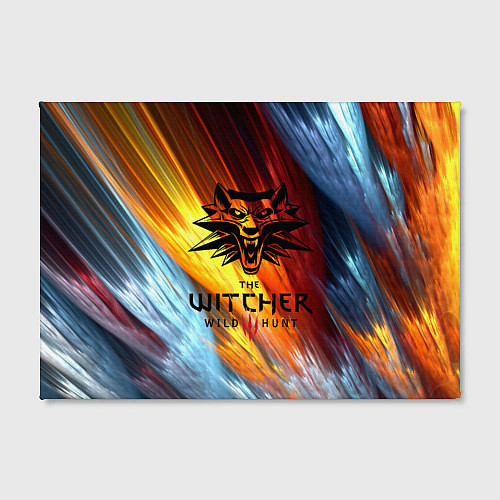 Картина прямоугольная The Witcher Ведьмак Logo / 3D-принт – фото 2