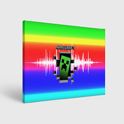 Холст прямоугольный Minecraft S, цвет: 3D-принт
