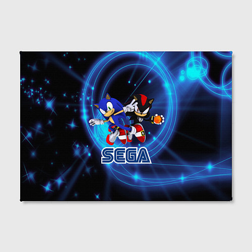 Картина прямоугольная Sonic SEGA / 3D-принт – фото 2