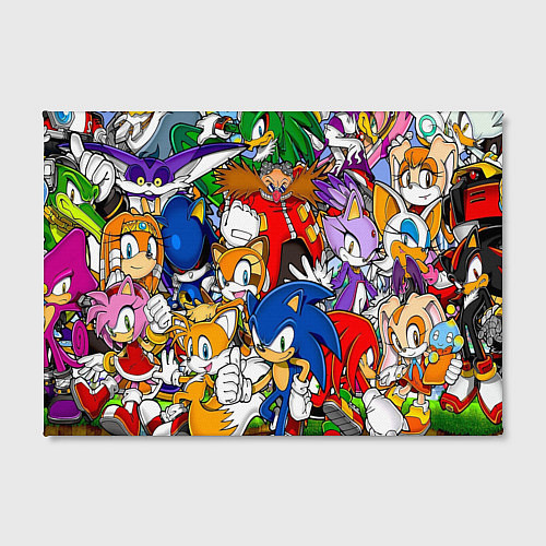 Картина прямоугольная Sonic / 3D-принт – фото 2