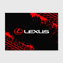 Холст прямоугольный LEXUS ЛЕКСУС, цвет: 3D-принт — фото 2