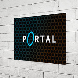 Холст прямоугольный PORTAL ПОРТАЛ, цвет: 3D-принт — фото 2
