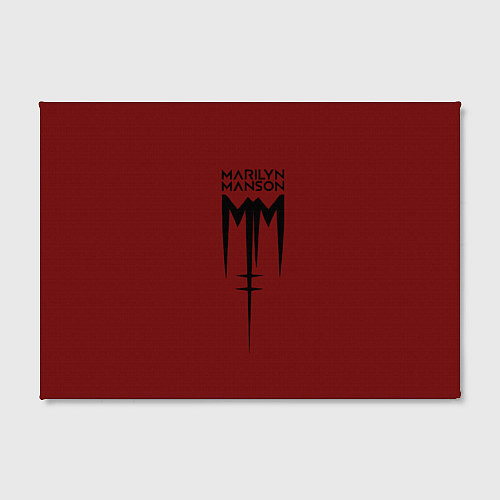 Картина прямоугольная Marilyn Manson / 3D-принт – фото 2