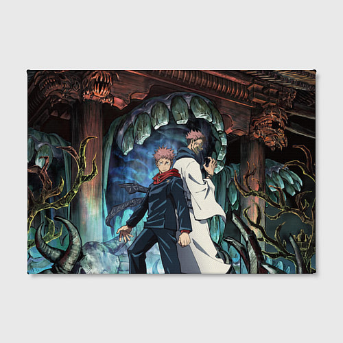 Картина прямоугольная Jujutsu Kaisen Sukuna подземелье / 3D-принт – фото 2