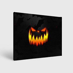Картина прямоугольная Pumpkin smile and bats