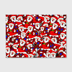 Холст прямоугольный Русский Санта Клаус, цвет: 3D-принт — фото 2