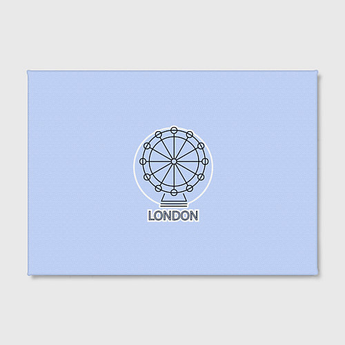 Картина прямоугольная Лондон London Eye / 3D-принт – фото 2