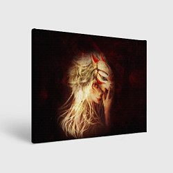 Холст прямоугольный Кицуне, цвет: 3D-принт