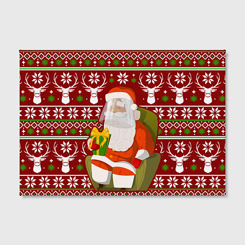 Картина прямоугольная Санта с защитным экраном / 3D-принт – фото 2