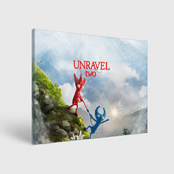Холст прямоугольный Unravel Two Z, цвет: 3D-принт