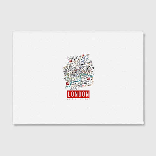 Картина прямоугольная Лондон / 3D-принт – фото 2
