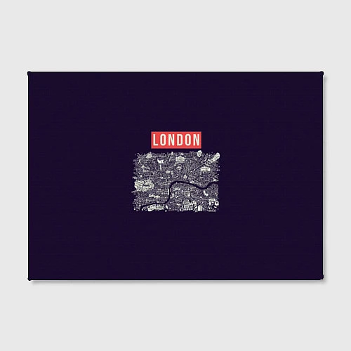 Картина прямоугольная LONDON / 3D-принт – фото 2