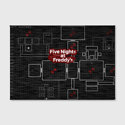 Холст прямоугольный Five Nights At Freddy, цвет: 3D-принт — фото 2