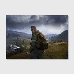 Холст прямоугольный DAYZ POSTER ДЕЙЗИ ПОСТЕР Z, цвет: 3D-принт — фото 2